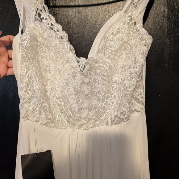 Baltic Born Bianca white lace maxi dress - Picture 6 of 6